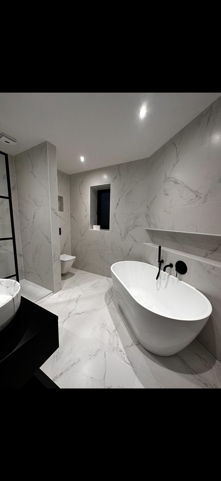 New bathroom installation